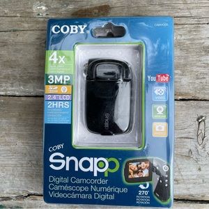 Coby Snap digital video camcorder new small travel camera purse & pocket size